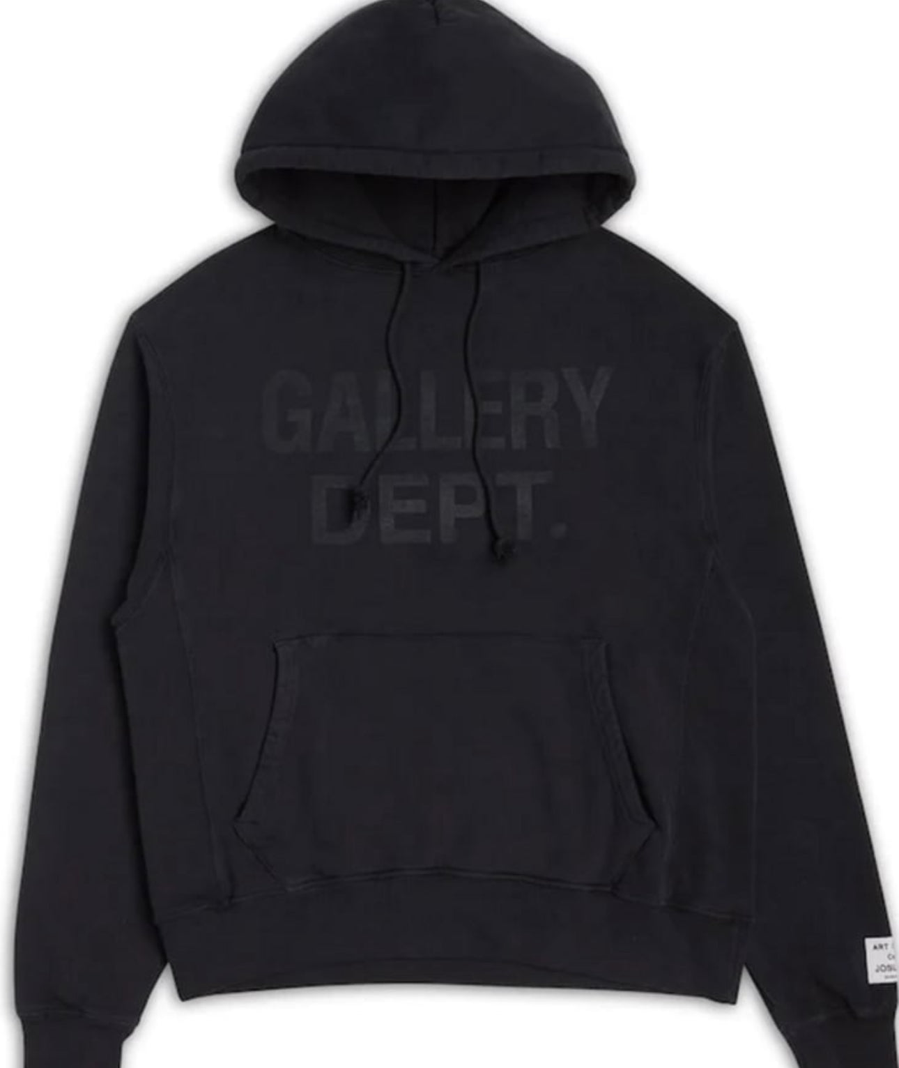 Gallery Dept. Centered Logo Hoodie Black