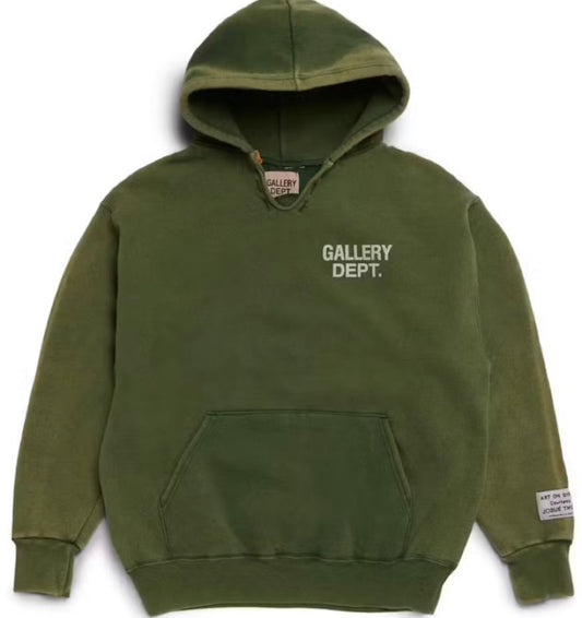 Gallery Dept. Vintage GD Pullover Hoodie Green