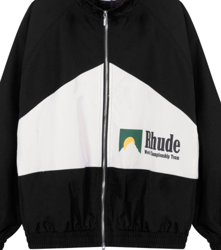 Rhude Panel Logo Jacket Black