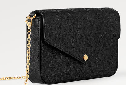 LOUIS VUITTON Félicie Pochette Black