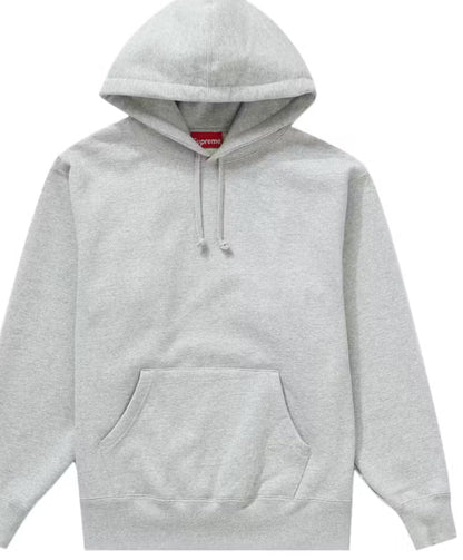 Supreme Satin Appliqué Hooded Sweatshirt
Heather Grey