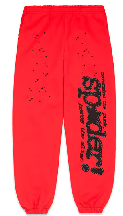 Sp5der P*NK V2 Sweatpant
Red