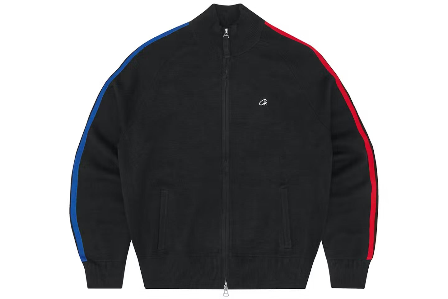 Corteiz VVS Knit Zip
Black/Red/Blue