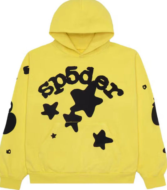 Sp5der Beluga Hoodie Gold