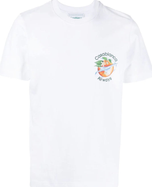 Casa Blanca Airways print t shirt