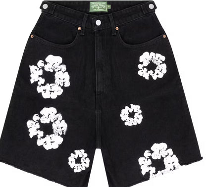 Denim Tears The Cotton Wreath Jean Short
Black