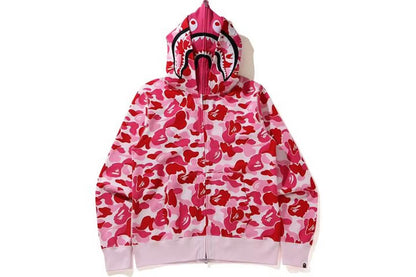 BAPE Big ABC Camo Shark Wide Full Zip Double Hoodie
Pink