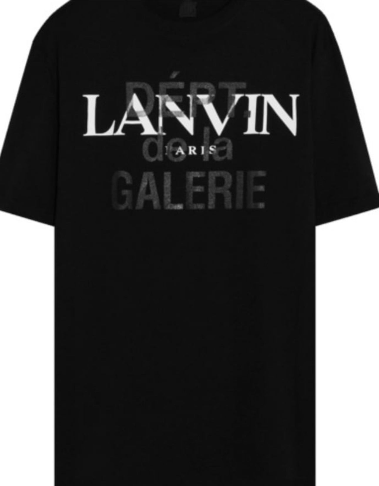 Lanvin x Gallery Dept. Printed T-shirt In French Black