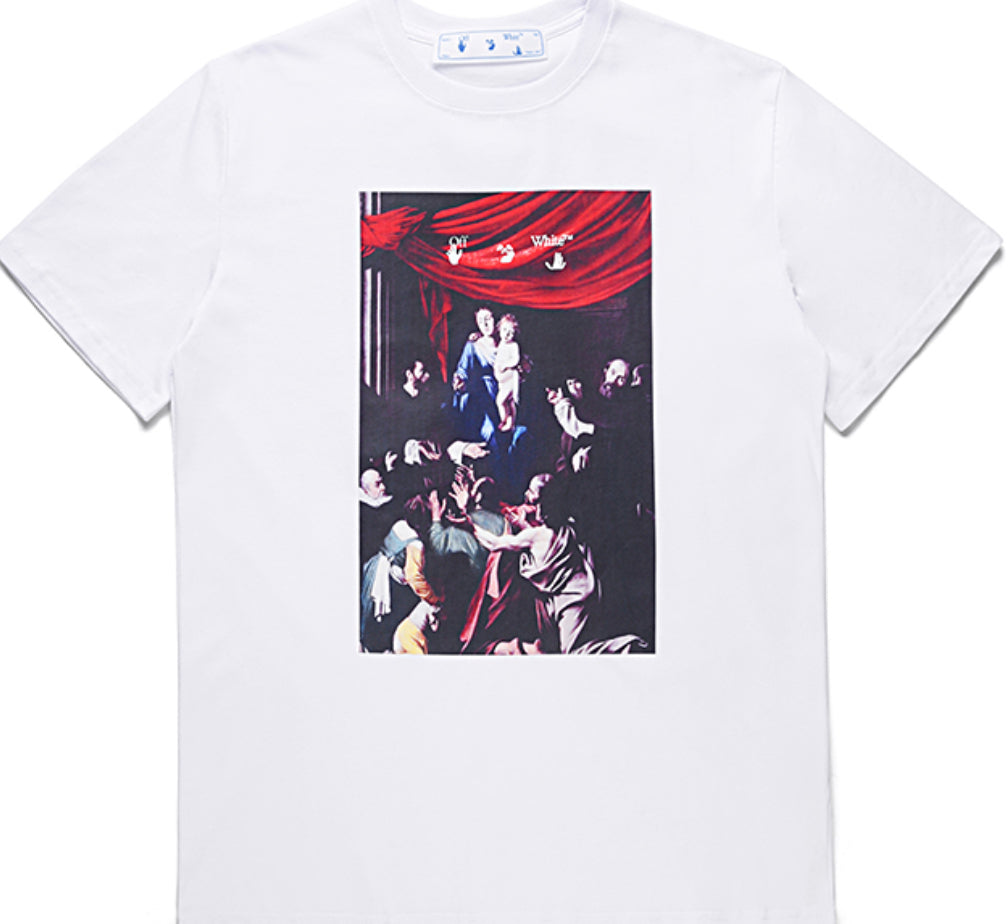 OFF-WHITE Regular Fit Caravaggio Painting T-shirt
White