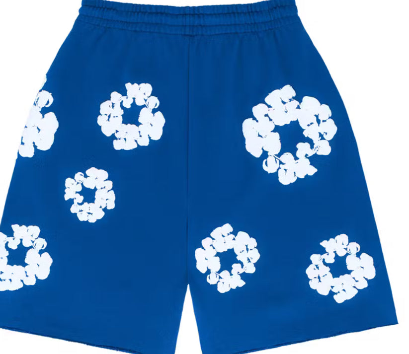 Denim Tears The Cotton Wreath Shorts
Royal Blue