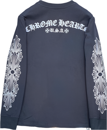 CHROME HEART Dark Grey L/S Tee