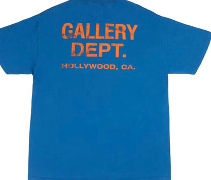 Gallery Dept. Vintage Souvenir T-Shirt Men's Blue