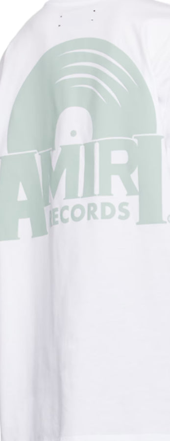 White 'Amiri Records' T-Shirt