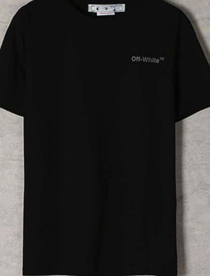 OFF WHITE matte Black Tee