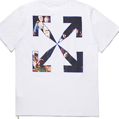 OFF-WHITE Regular Fit Caravaggio Painting T-shirt
White