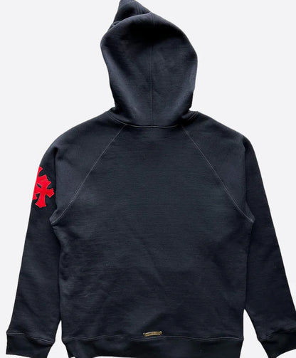 Chrome Hearts
Navy Triple Red Cross Patch Hoodie