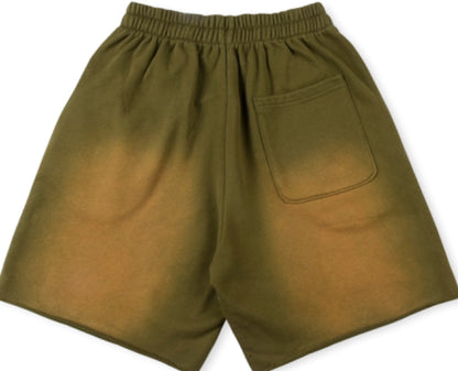 Vertabrae Logo Shorts Green