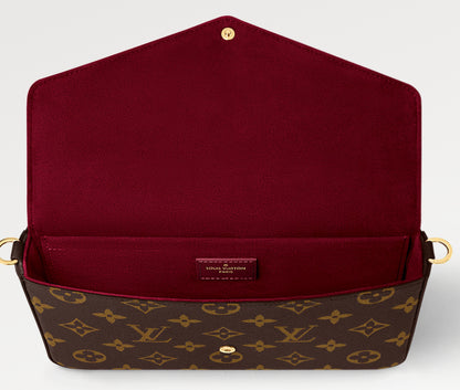 LOUIS VUITTON Félicie Pochette BROWN