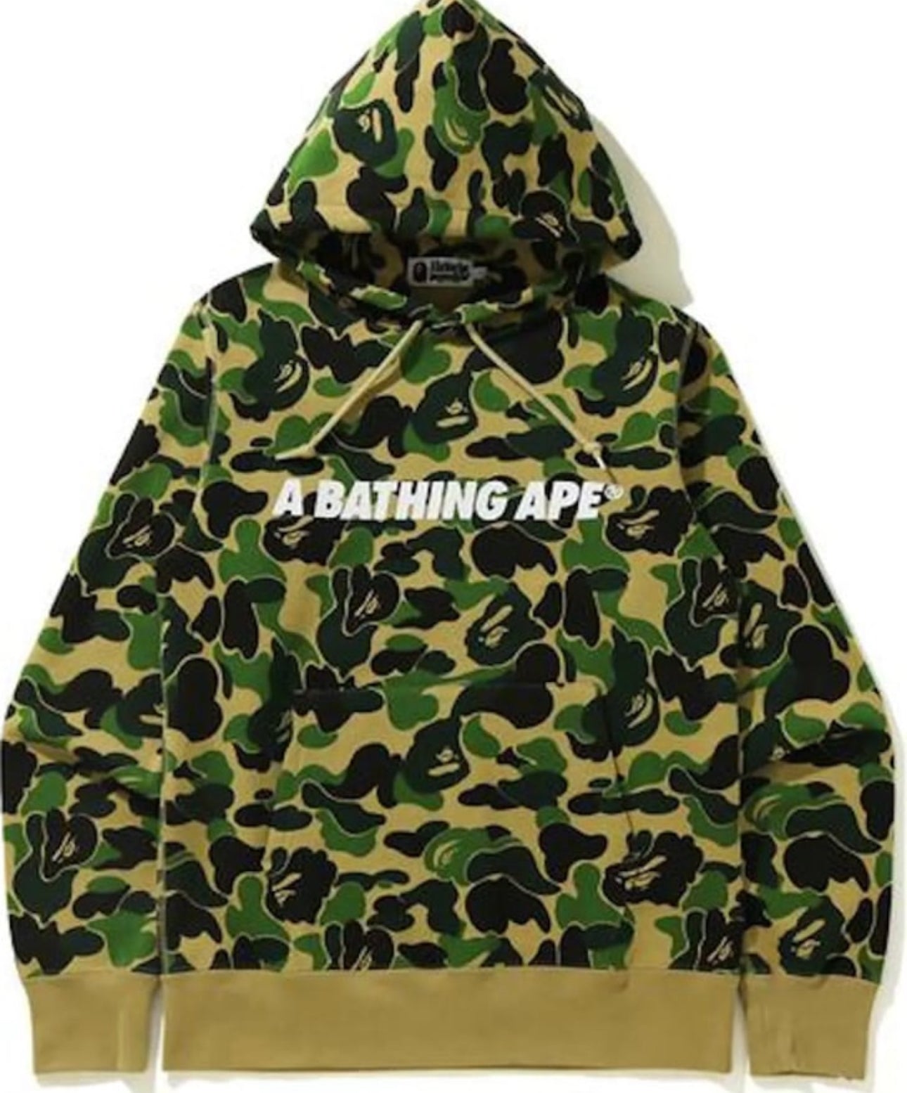 Bape ABC Camo Pullover Hoodie Green