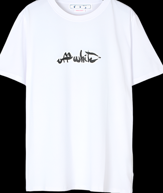 OFF WHITE GRFT TEE WHITE