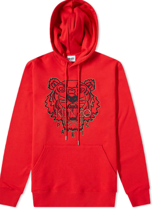 KENZO CNY YEAR OF THE TIGER POPOVER HOODIE Red