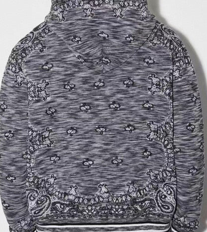 Amiri Bandana wool knitted hoodie