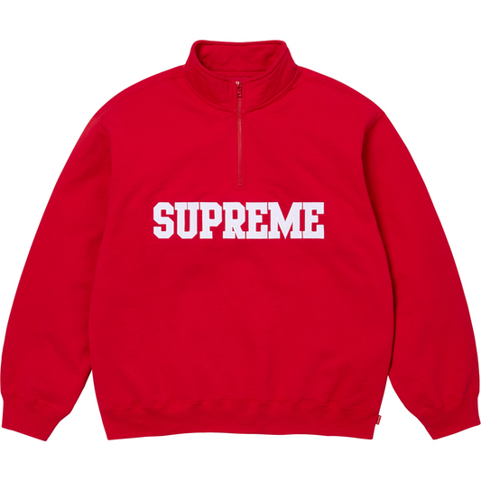 Collegiate Supreme Half Zip Pullover
Red