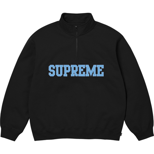 Collegiate Supreme Half Zip Pullover Black