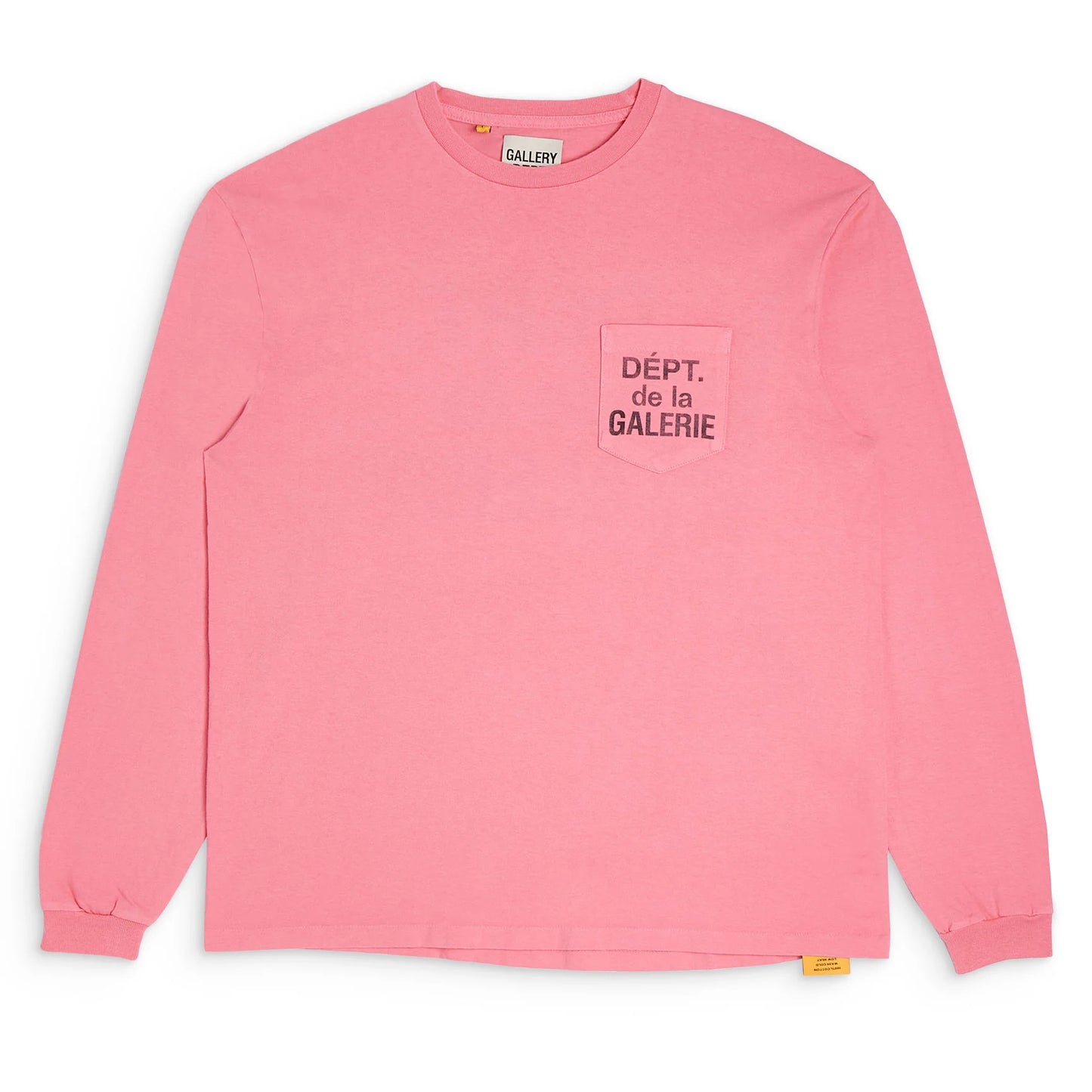 DEPT DE LA GALERIE L/S POCKET TEE Pink