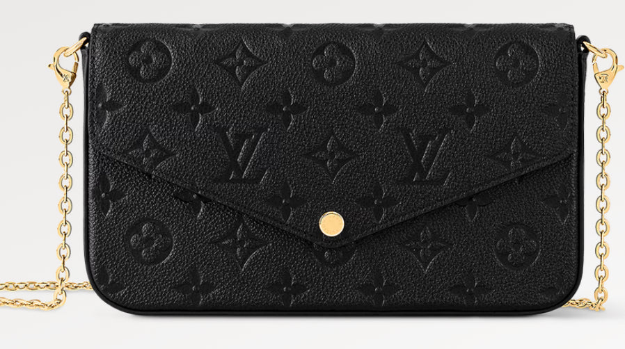 LOUIS VUITTON Félicie Pochette Black