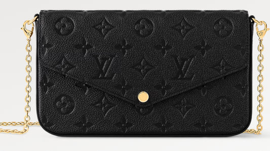 LOUIS VUITTON Félicie Pochette Black