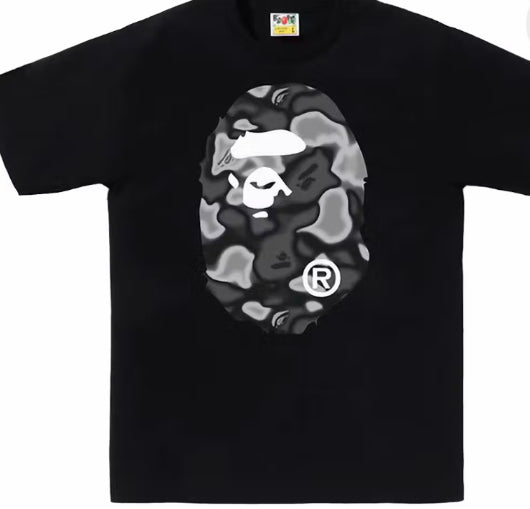 BAPE Liquid Camo Big Ape Head Tee
Black