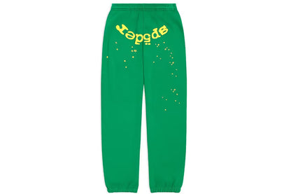 Green Sp5der Star OG Web V2 Sweatpant