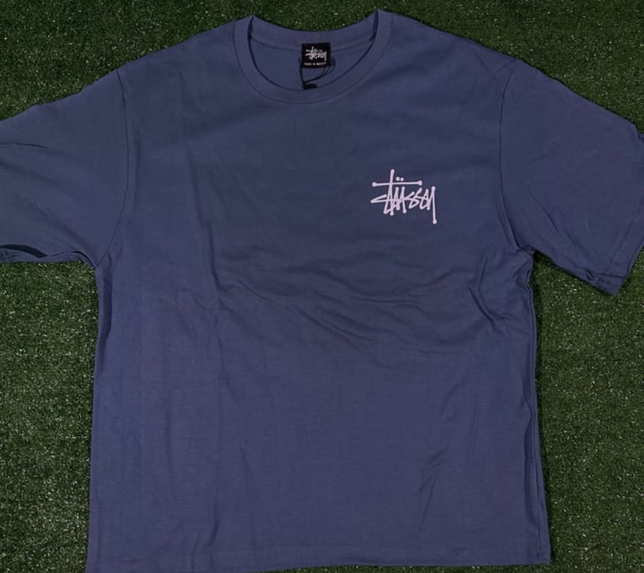 Stussy Basic Tee teal blue