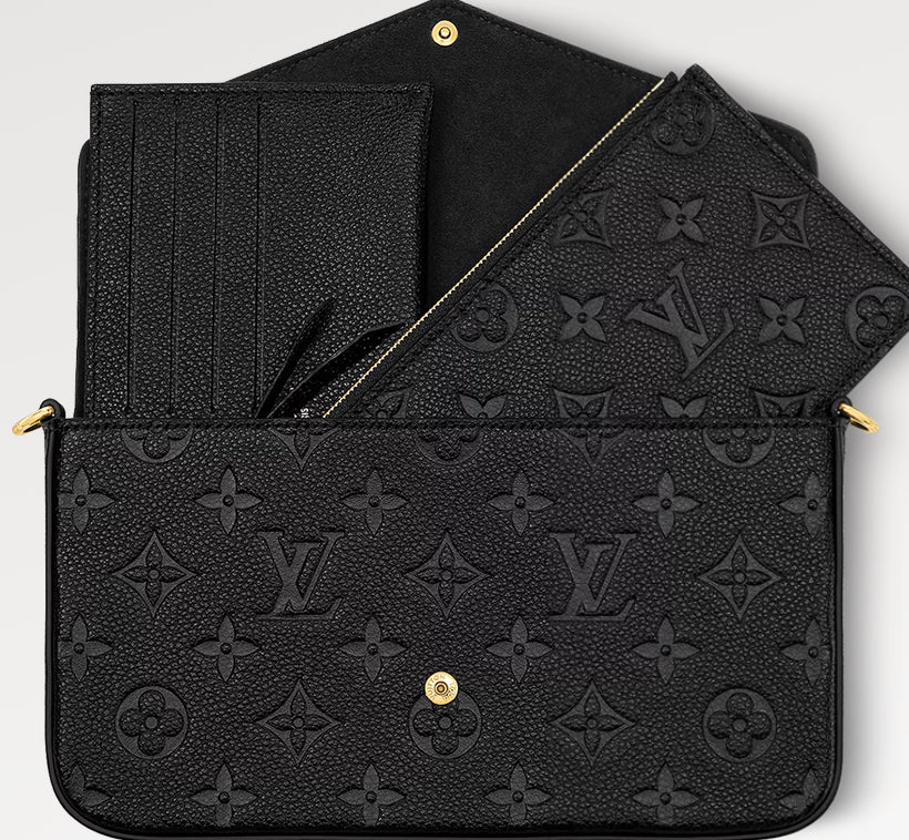 LOUIS VUITTON Félicie Pochette Black