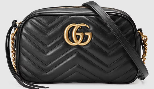 GG MARMONT SMALL SHOULDER BAG GOLD