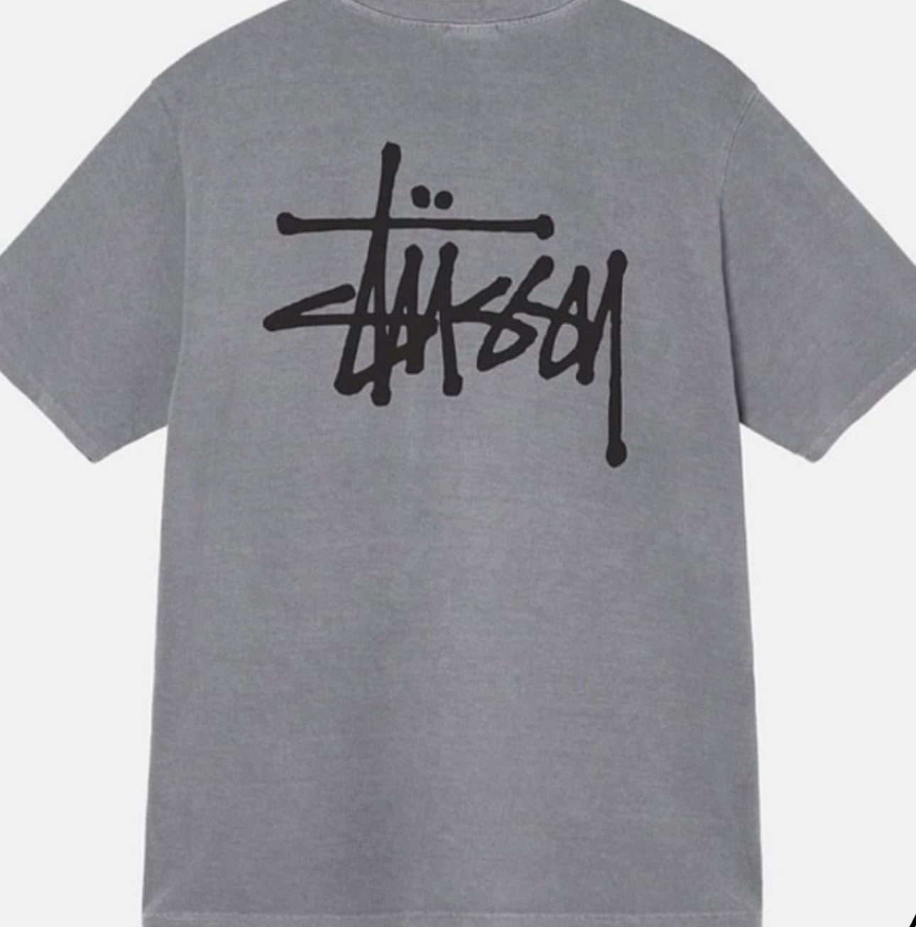 BASIC STÜSSY TEE Dark grey