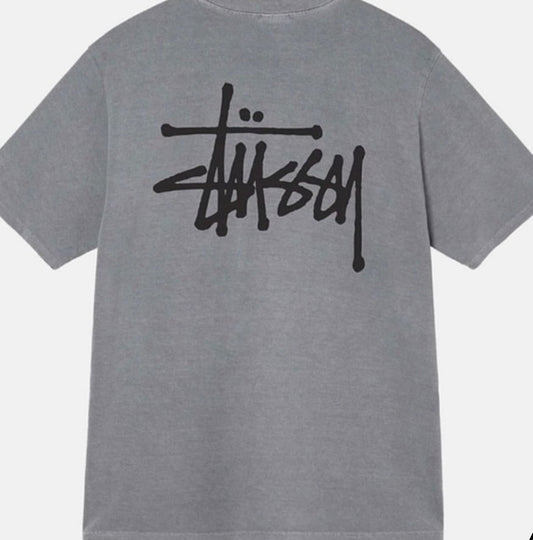 BASIC STÜSSY TEE Dark grey