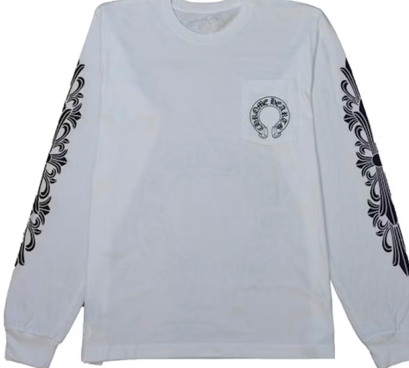 Chrome Hearts Horse Shoe L/S T-Shirt
White