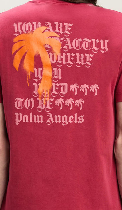 Palm Angels Men's Statement Monogram T-Shirt