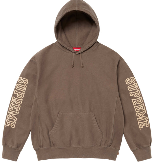 BROWN SUPREME COLLEGIATE SLEEVE HOODED