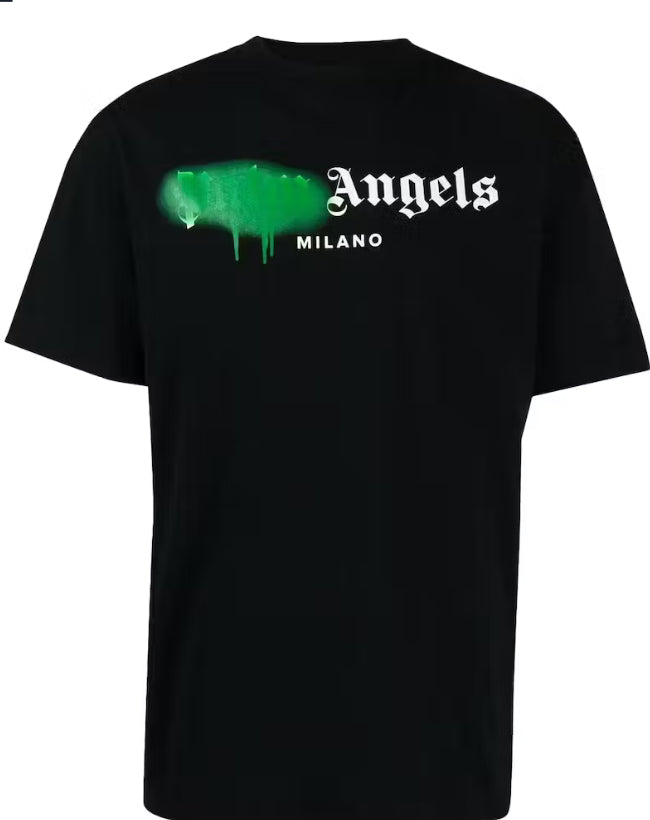 Palm Angels Milano Sprayed Logo T-shirt
Black