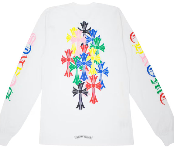 Chrome Hearts Multi Color Cross Cemetery L/S T-shirt