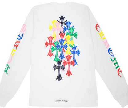 Chrome Hearts Multi Color Cross Cemetery L/S T-shirt