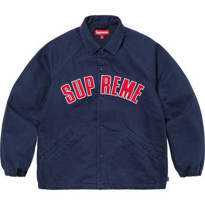 Navy Supreme Arc Denim Coaches Jacket