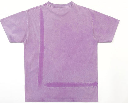 GALLERY VINTAGE LOGO PAINTED TEE PURPLE