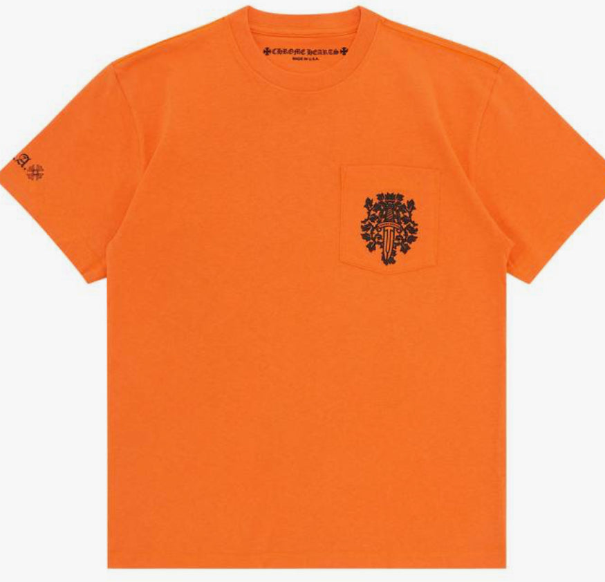 Chrome Hearts Vine Dagger T-shirt
Orange/Black