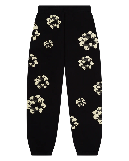 Cactus Tears Wreath Sweatpants Black