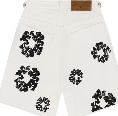 Denim Tears The Cotton Wreath Jean Short
White