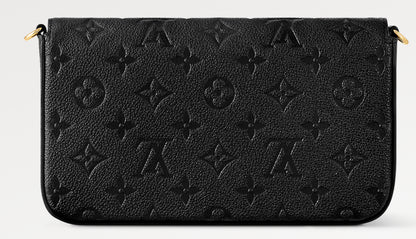 LOUIS VUITTON Félicie Pochette Black